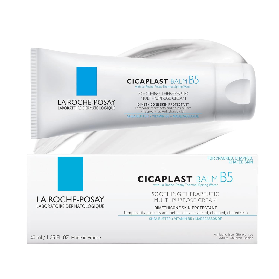 La Roche-Posay Cicaplast Balm B5, Healing Ointment and Soothing Therapeutic Multi Purpose Cream